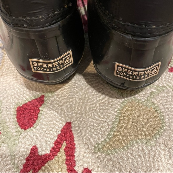 Sperry Top Sider Quilt Rain Boots 8.5 - Picture 8 of 9